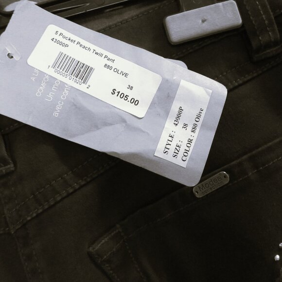 NEW, CLASSIC JEANS CUT PANTS BY MODEA COLLECTION, EUROPEAN FASHION DESIGN - Picture 7 of 7